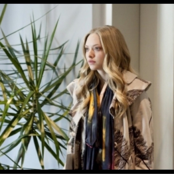 Anthropologie Elevenses Ruffle Plume Coat as seen in the movie Chloe Seyfried - Picture 3 of 7
